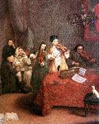LONGHI, Pietro The Concert ef Sweden oil painting reproduction
